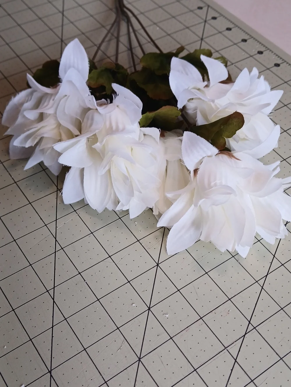 White Artificial Magnolia Stem Bouquet